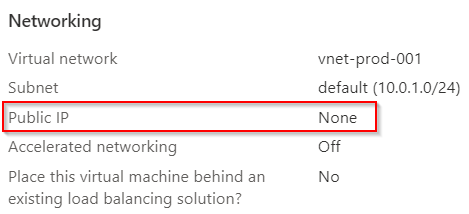 Azure Bastion VM creation without public ip