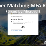 Number Matching MFA Rollout Banner