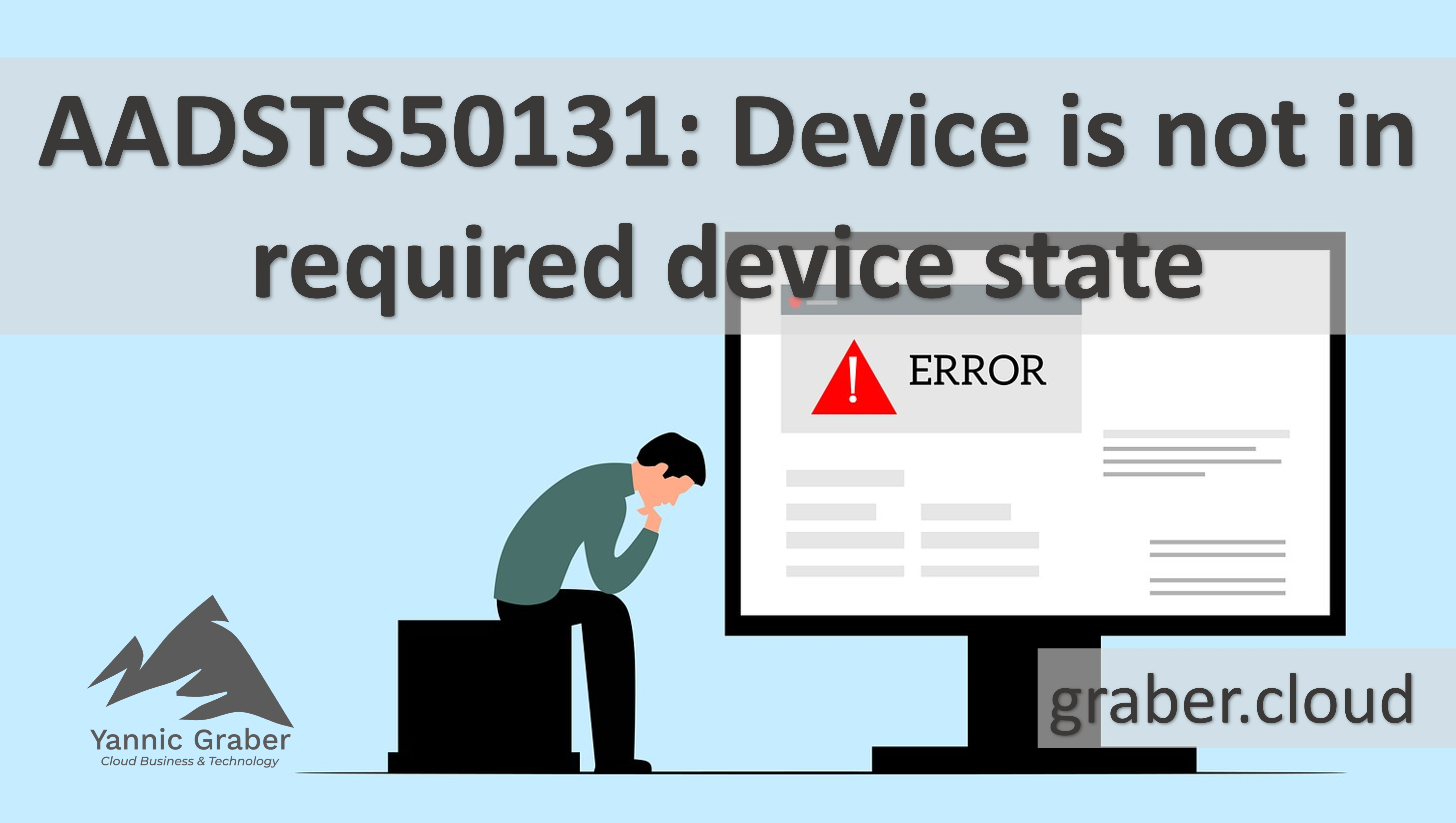 Banner for blogpost on how to resolve aadsts50131 error